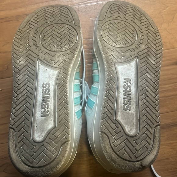 Aqua gray and white K Swiss Size 7 - Picture 5 of 5